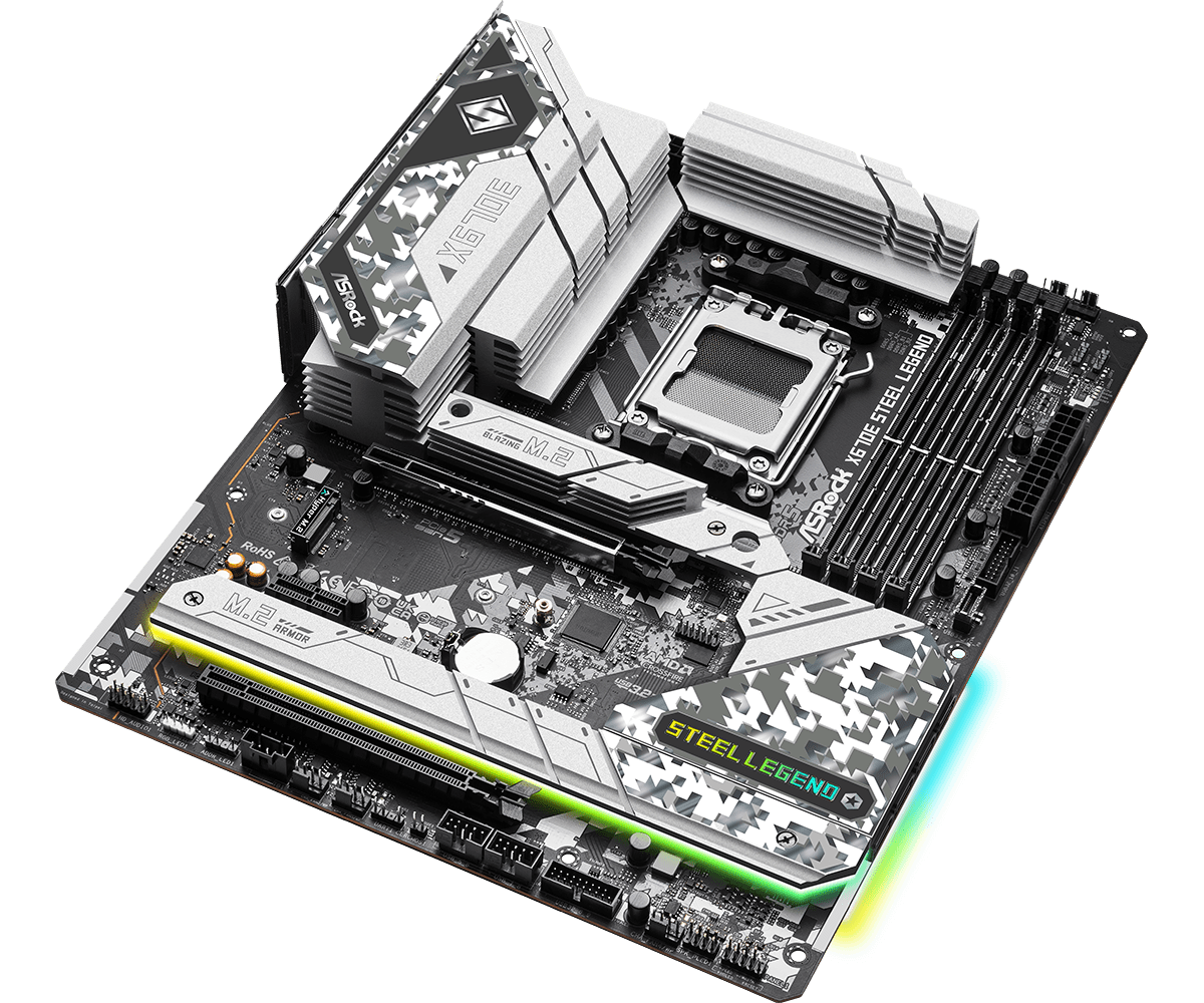 ASRock X670E STEEL LEGEND X670 - X870E Atx Motherboard のレビューと価格