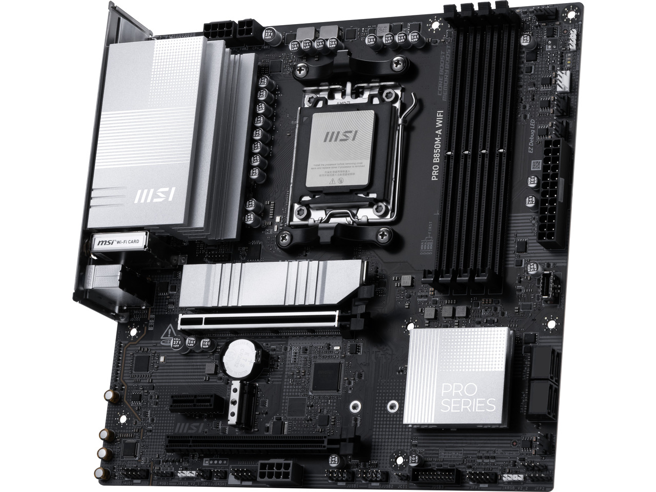 MSI PRO B850M-A WIFI AM5：Wi-Fi - Am5 Micro Atx Pcie 5.0 Motherboard のレビューと価格
