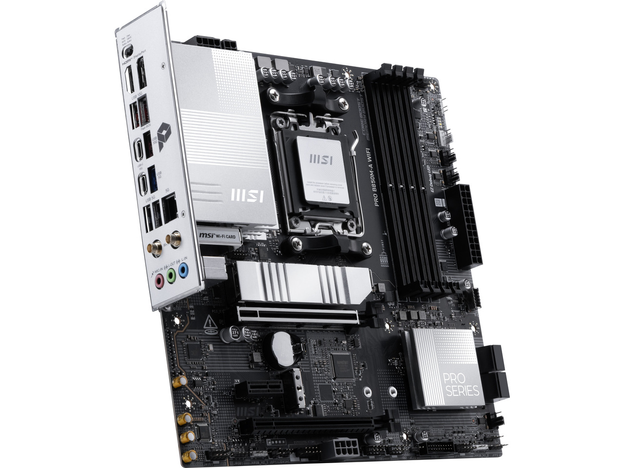 MSI PRO B850M-A WIFI AM5：Wi-Fi - Am5 Micro Atx Pcie 5.0 Motherboard のレビューと価格